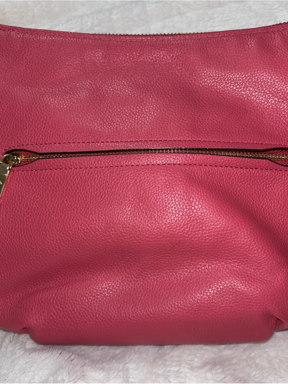 Coach Rose Pink Pebbled Leather Shoulder Bag with Wallet - Picture 8 of 16